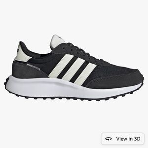 NEW Adidas Black and White Sneakers price firm